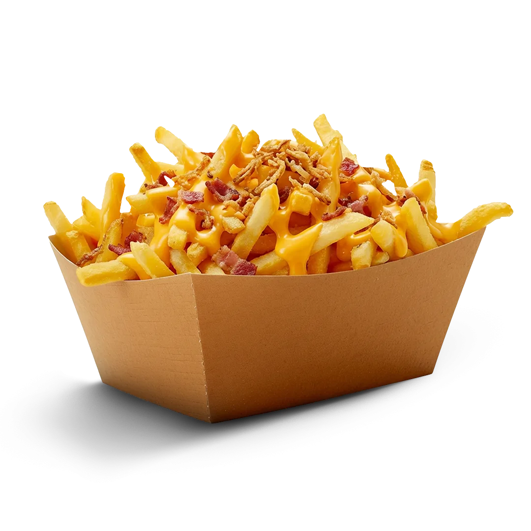 Cheddar · Bacon · Crispy